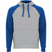 Badet zweifarbiger Kapuzenpullover Unisex (heather grau, royalblau) (Art.-Nr. CA345394)