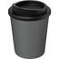Americano® Espresso 250 ml recycelter Isolierbecher (grau, schwarz) (Art.-Nr. CA346868)