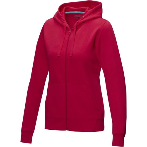 Ruby Hoodie mit durchgehendem Reißverschluss aus Bio-Material für Damen (Art.-Nr. CA347581) - Der Ruby recycled Kapuzenpullover mit...