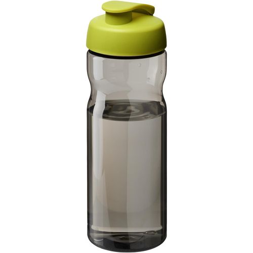 H2O Active® Eco Base 650 ml Sportflasche mit Klappdeckel (Art.-Nr. CA348874) - Einwandige Sportflasche mit ergonomische...