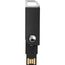 Swivel Rectangular USB-Stick (Schwarz) (Art.-Nr. CA350007)