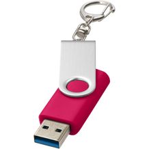 Rotate USB-Stick 3.0 mit Schlüsselanhänger (magenta) (Art.-Nr. CA354254)