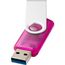 Rotate USB-Stick 3.0 transparent (rosa) (Art.-Nr. CA359732)
