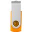 Rotate Transculent USB-Stick (orange) (Art.-Nr. CA362116)