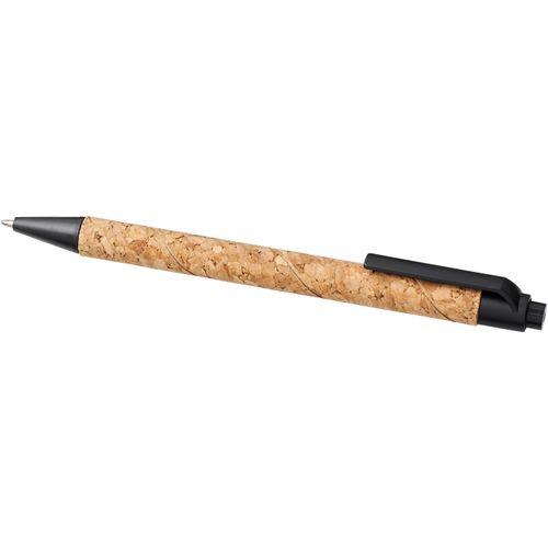 Midar Kugelschreiber aus Kork und Weizenstroh (Art.-Nr. CA363608) - Umweltfreundlicher Kugelschreiber mit...