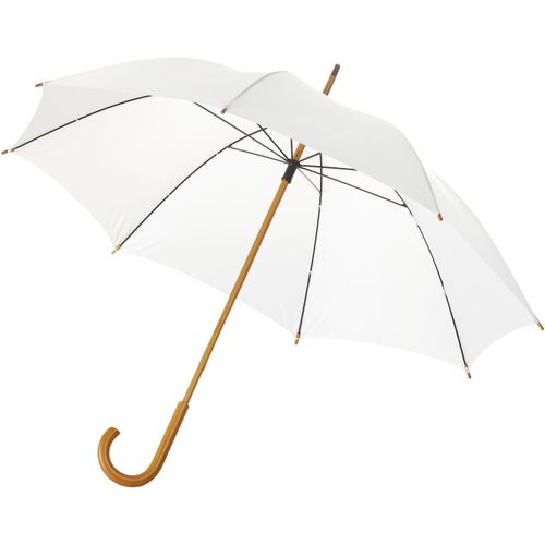Jova 23" Regenschirm mit Holzstange und -griff (Art.-Nr. CA363911) - 23" Schirm mit Holzgriff, Holzschaft...
