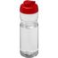 H2O Active® Base 650 ml Sportflasche mit Klappdeckel (transparent, rot) (Art.-Nr. CA366226)