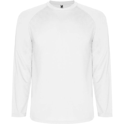 Montecarlo Langarm-Sport-Shirt für Kinder (Art.-Nr. CA368114) - Langärmeliges Funktions-Shirt mit Ragla...