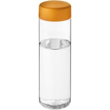 H2O Active® Vibe 850 ml Sportflasche mit Drehdeckel (transparent, orange) (Art.-Nr. CA370431)