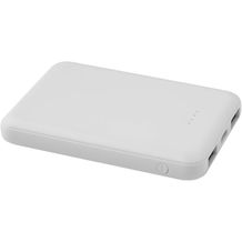 Asama 5000 mAh Typ-C Powerbank aus recyceltem Kunststoff (Weiss) (Art.-Nr. CA370686)