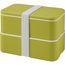 MIYO Doppel-Lunchbox (limone, weiss) (Art.-Nr. CA371832)