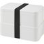 MIYO Doppel-Lunchbox (weiss, schwarz) (Art.-Nr. CA372080)