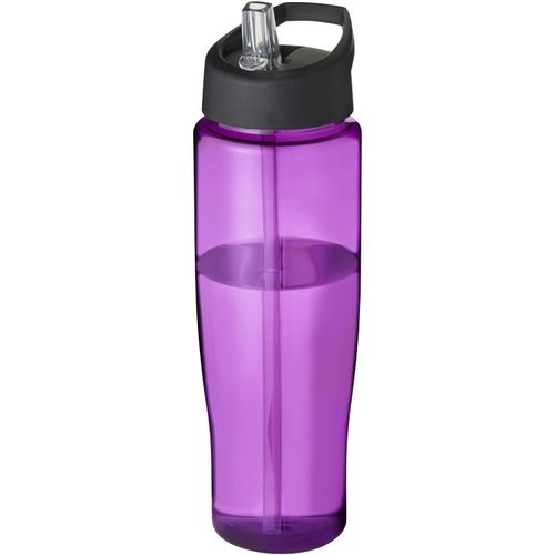 H2O Active® Tempo 700 ml Sportflasche mit Ausgussdeckel (Art.-Nr. CA373803) - Einwandige Sportflasche mit einem...
