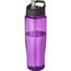 H2O Active® Tempo 700 ml Sportflasche mit Ausgussdeckel (lila, schwarz) (Art.-Nr. CA373803)