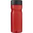 H2O Active® Base Tritan 650-ml-Sportflasche mit Drehdeckel (rot, schwarz) (Art.-Nr. CA374601)
