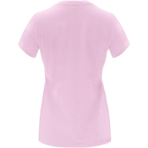 Capri T-Shirt für Damen (Art.-Nr. CA378767) - Tailliertes kurzärmeliges T-Shirt f...