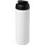 Baseline® Plus 750 ml Flasche mit Klappdeckel (weiss, schwarz) (Art.-Nr. CA379506)