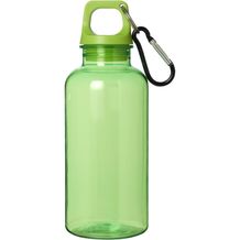 Oregon 400 ml RCS-zertifizierte Trinkflasche aus recyceltem Kunststoff mit Karabiner (grün) (Art.-Nr. CA379978)