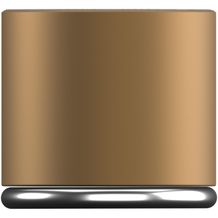 SCX.design S26 Lautsprecher Ring mit Leuchtlogo (braun / bronze / weiß) (Art.-Nr. CA380063)