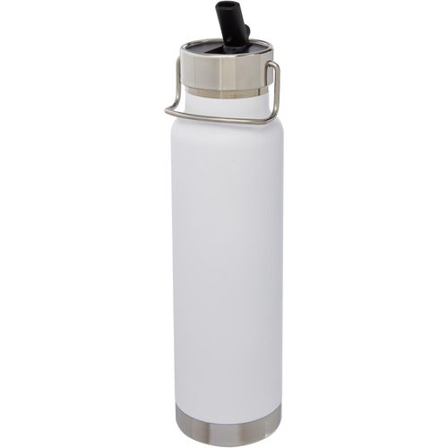 Thor 750 ml Kupfer-Vakuum Sportflasche mit Trinkhalm (Art.-Nr. CA384717) - Langlebige und große doppelwandig...