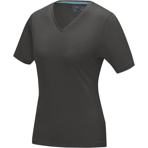 Kawartha T-Shirt für Damen mit V-Ausschnitt (Art.-Nr. CA392523) - Das kurzärmelige GOTS-Bio-T-Shirt mi...
