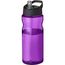 H2O Active® Base 650 ml Sportflasche mit Ausgussdeckel (lila, schwarz) (Art.-Nr. CA393363)