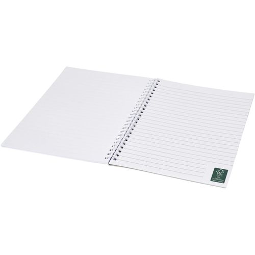 Desk-Mate® A5 Notizbuch mit Spiralbindung (Art.-Nr. CA394552) - Dieses Notizbuch verfügt über eine wei...