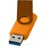 Rotate USB-Stick 3.0 aus Metall (orange) (Art.-Nr. CA395097)