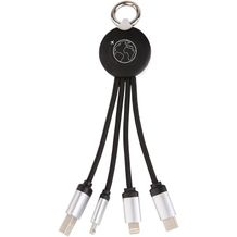 SCX.design C16 Kabel mit Leuchtlogo (schwarz, weiss) (Art.-Nr. CA395604)