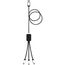 SCX.design C17 Easy to Use Ladekabel mit Leuchtlogo (rot, schwarz) (Art.-Nr. CA403654)