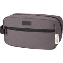 Joey Kosmetiktasche aus GRS recyceltem Canvas 3,5 L (Grau) (Art.-Nr. CA407333)