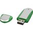Memo USB-Stick (apfelgrün, silber) (Art.-Nr. CA411663)