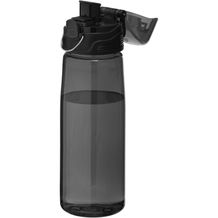 Capri 700 ml Tritan Sportflasche (transparent schwarz) (Art.-Nr. CA413400)