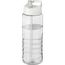 H2O Active® Treble 750 ml Sportflasche mit Ausgussdeckel (transparent, weiss) (Art.-Nr. CA415657)