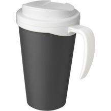 Americano® Grande 350 ml Isolierbecher mit auslaufsicherem Schraubverschluss (grau, weiss) (Art.-Nr. CA419502)