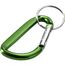 Timor RCS Karabiner Schlüsselanhänger aus recyceltem Aluminium (grün) (Art.-Nr. CA419631)