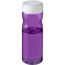 H2O Active® Eco Base 650 ml Sportflasche mit Drehdeckel (lila, weiss) (Art.-Nr. CA422667)