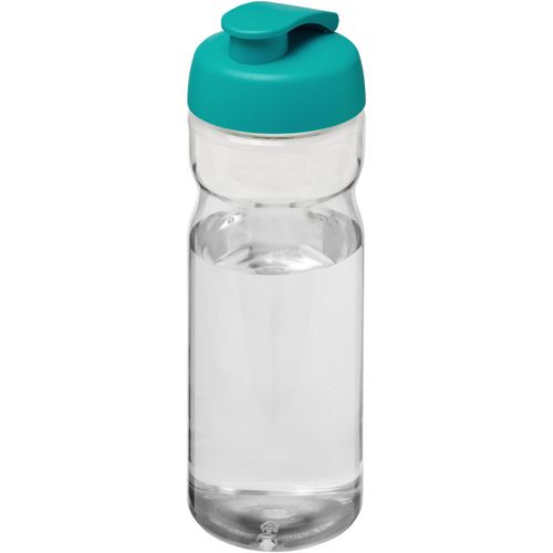 H2O Active® Base 650 ml Sportflasche mit Klappdeckel (Art.-Nr. CA423646) - Einwandige Sportflasche mit ergonomische...