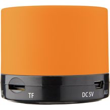 Duck Zylinder Bluetooth Lautsprecher mit gummierter Oberfläche (orange) (Art.-Nr. CA424469)