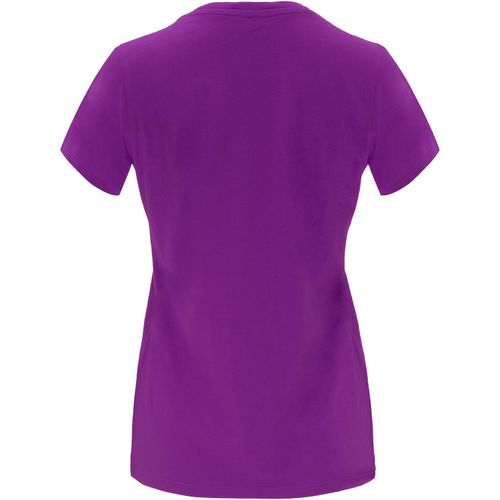 Capri T-Shirt für Damen (Art.-Nr. CA431752) - Tailliertes kurzärmeliges T-Shirt f...