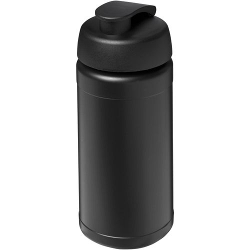 Baseline 500 ml recycelte Sportflasche mit Klappdeckel (Art.-Nr. CA435359) - Diese einwandige Sportflasche verwandelt...