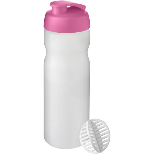 Baseline Plus 650 ml Shakerflasche (Art.-Nr. CA435551) - Einwandige Sportflasche mit Shaker-Ball...