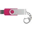 Rotate mit Schlüsselanhänger USB-Stick (magenta) (Art.-Nr. CA440260)