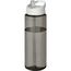 H2O Active® Eco Vibe 850 ml Sportflasche mit Ausgussdeckel (kohle, weiss) (Art.-Nr. CA440447)