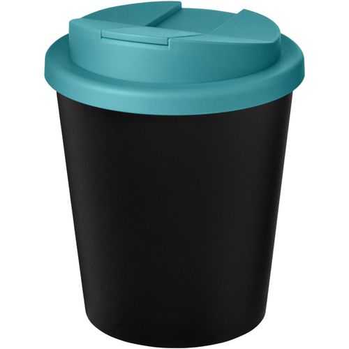 Americano® Espresso Eco 250 ml recycelter Isolierbecher mit auslaufsicherem Deckel (Art.-Nr. CA441233) - Doppelwandiger Isolierbecher mit einem...
