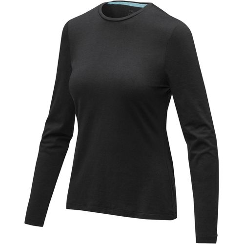 Ponoka Langarmshirt für Damen (Art.-Nr. CA446816) - Das langärmelige GOTS-Bio-T-Shirt vo...