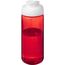 H2O Active® Octave Tritan 600-ml-Sportflasche mit Klappdeckel (rot, weiss) (Art.-Nr. CA451120)