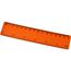 Rothko 15 cm Kunststofflineal (orange) (Art.-Nr. CA454257)