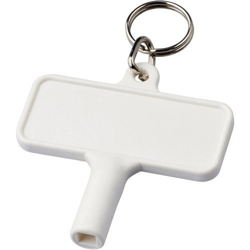 Largo Kunststoff Heizkörperschlüssel mit Schlüsselanhänger (Art.-Nr. CA454684) - Universalschlüssel mit Schlüsselanhän...