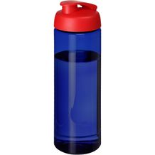 H2O Active® Eco Vibe 850 ml Sportflasche mit Klappdeckel (blau, rot) (Art.-Nr. CA459316)